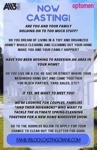 Read more about the article Casting Families and Their Neighbors Who Want To Tackle Spring Cleaning for Home Show