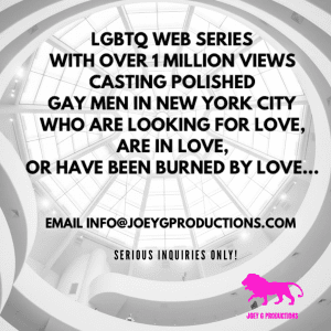 Read more about the article Casting Gay Men in the NYC Area for Reality Web Series