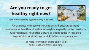 Read more about the article Casting People Looking To Get Healthy