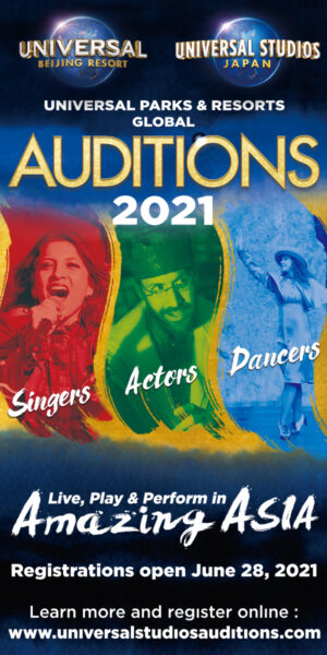 Universal Studios Holding Auditions for Performers Worldwide