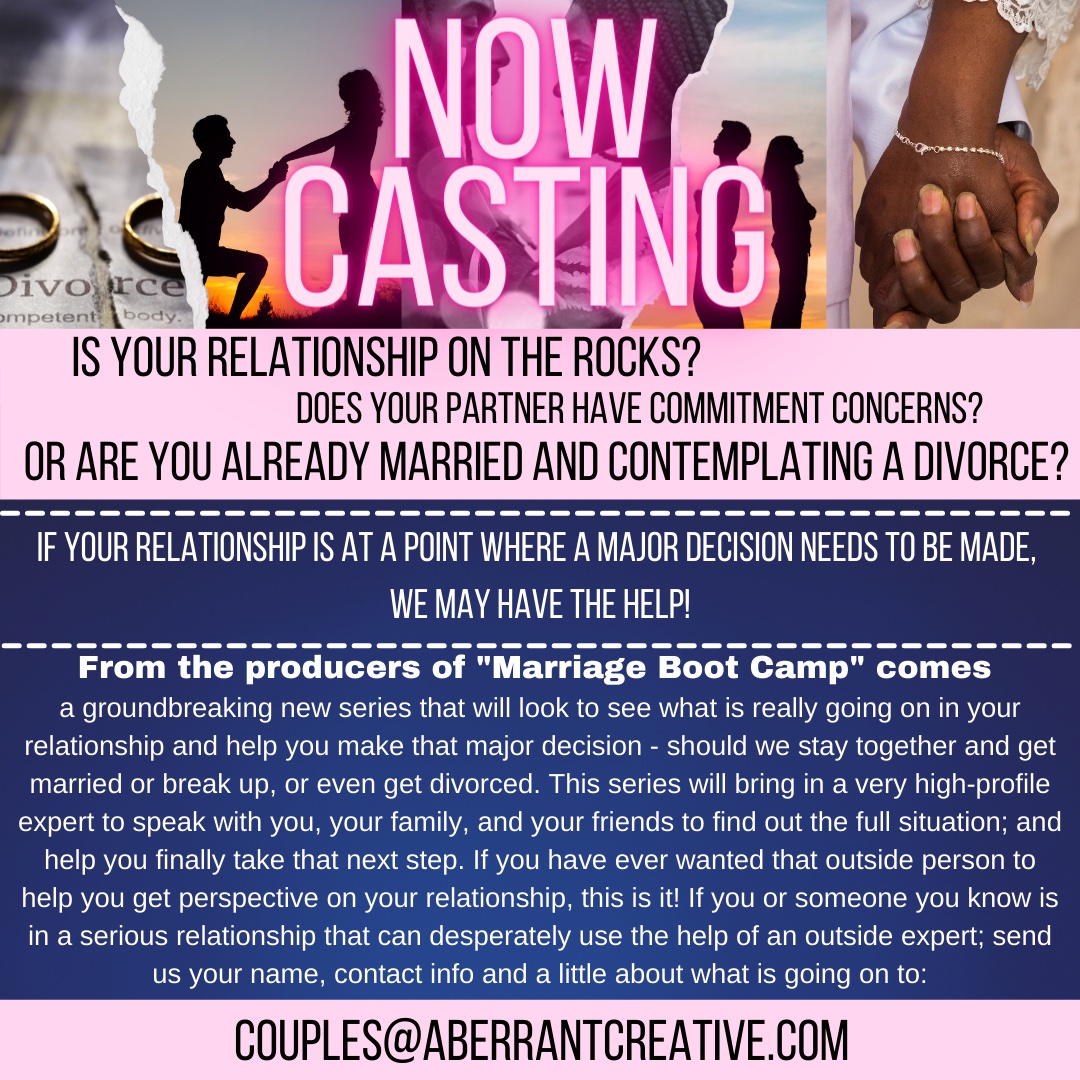 Casting Black Couples In Atlanta For Reality Show Auditions Free 