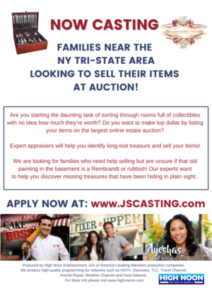 Casting Families Planning an Estate Sale in the NYC Area