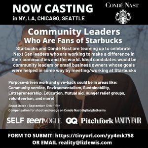Read more about the article Casting Community Leaders in Seattle, Chicago, L.A. and N.Y.