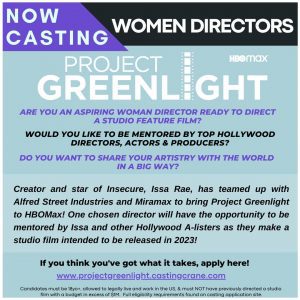 Read more about the article HBO’s “Greenlight” Now Casting Female Directors
