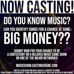 Casting Call for Iconic Music Game Show