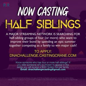 Read more about the article Casting Half-Siblings for Reality TV Competition Show