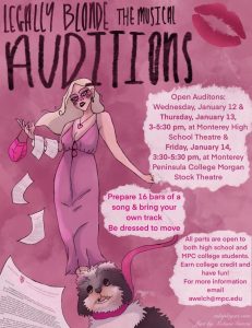 Read more about the article Auditions for “Legally Blonde: The Musical” in Monterey, CA