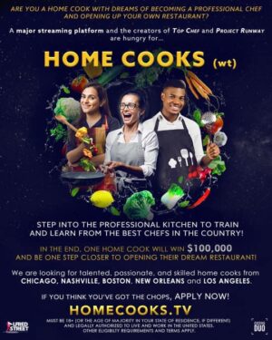 Casting Home Cooks in Chicago, Nashville, NOLA, Boston and L.A. Who Dream of Being Pro Chefs