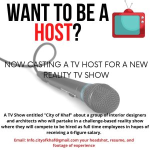 Casting Host For Reality Show