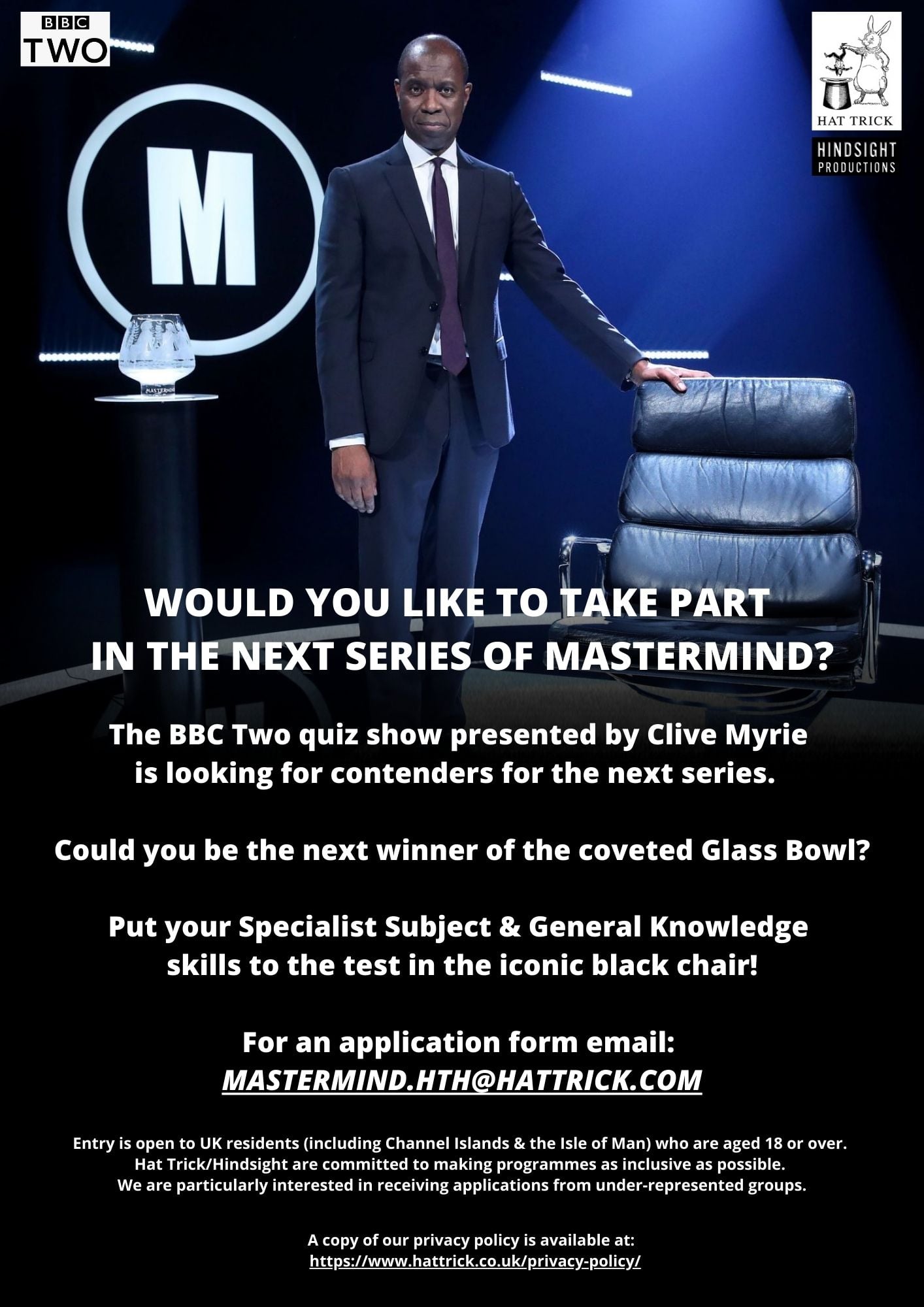 Read more about the article Casting Call for Game Show Mastermind in the UK