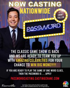 Read more about the article Reboot of “Password” Game Show, Hosted By Jimmy Fallon Now Casting
