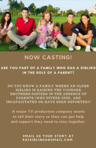 Read more about the article Docu-Series Casting Siblings Raising Younger Siblings
