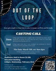 Read more about the article Auditions in Phoenix, AZ for GSU Student Film “Out of the Loop”