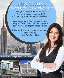 Read more about the article Casting Female Realtors in NYC for Reality Show