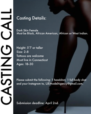 Black Models in Connecticut for Editorial Photo Shoot