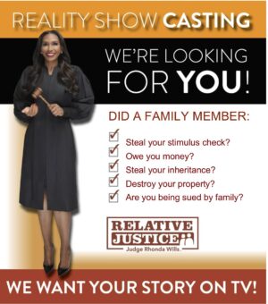 Court Show “Relative Justice” Casting Family Members At Odds Over Money