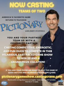 Read more about the article Still Casting For “Pictionary” in Los Angeles – Game Show Tryouts