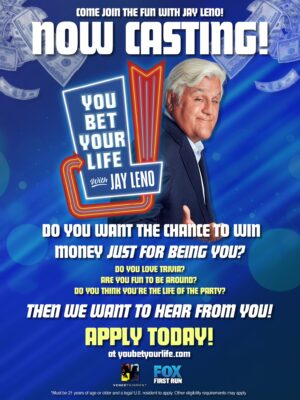 You Bet Your Life With Jay Leno Casting for 2022