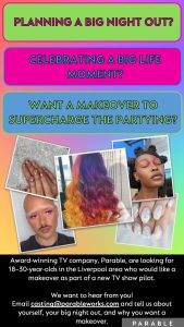 Read more about the article Liverpool, England Casting for Makeover Show