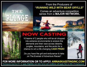 Casting Call for New Reality Competition “The Plunge”