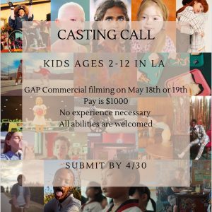 Read more about the article Auditions for GAP Kids in Los Angeles