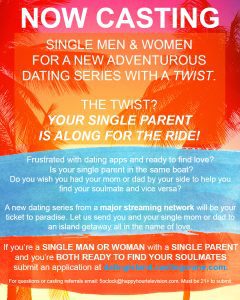 Read more about the article Adventurous Singles and Single Parent, for A New Dating Reality Show “Dating Island”