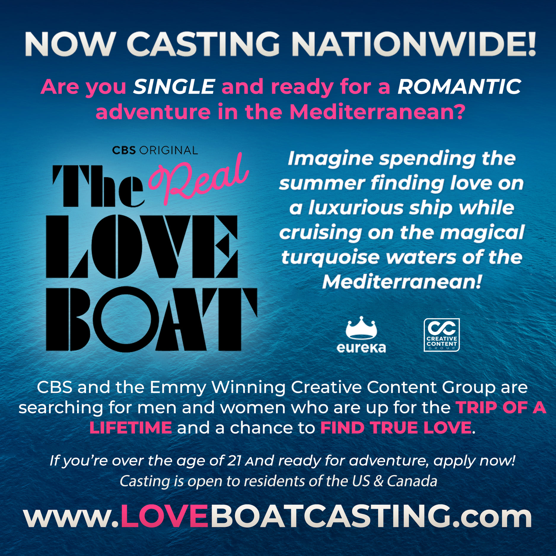 Read more about the article Casting Call for CBS Dating Show “The Real Love Boat”