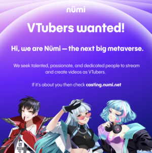 Casting VTubers for Online Platform Promo