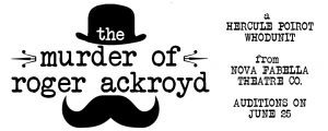 Auditions in Albuquerque for Agatha Christie’s The Murder of Roger Ackroyd