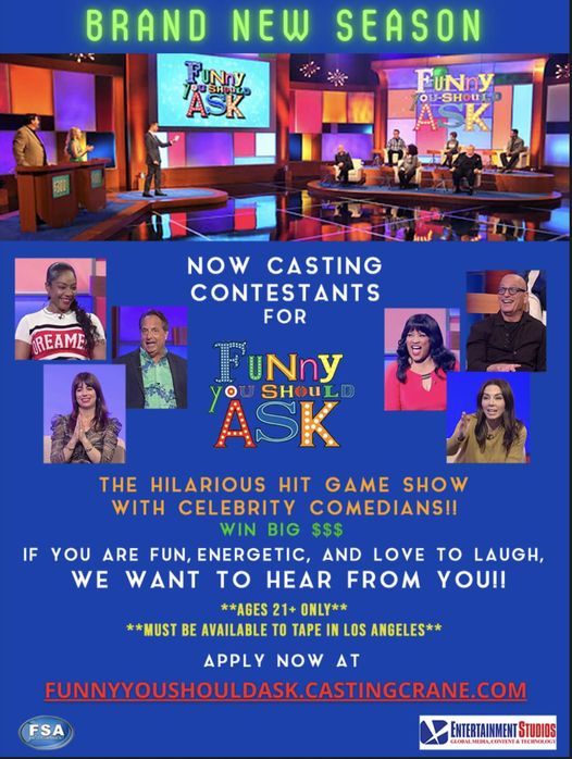 casting application for game show Funny You Should Ask