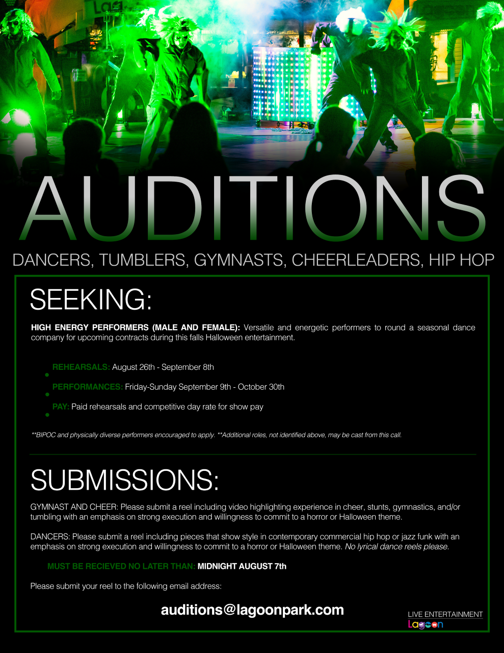 Read more about the article Dance Auditions in Farmington, Utah for High Energy Fall Shows