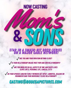 Read more about the article Show Casting Nationwide for Moms and Their Sons