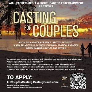Read more about the article Will Packer Relationship Show Casting Couples Nationwide