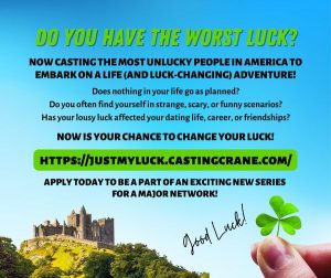 Reality Show Casting People Very Unlucky Who Want To Travel Oversees to Change That