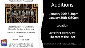 Theater Auditions in Indianapolis, IN for “The Great Gatsby”