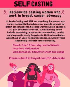 Read more about the article Casting Call for Breast Cancer Advocates Nationwide