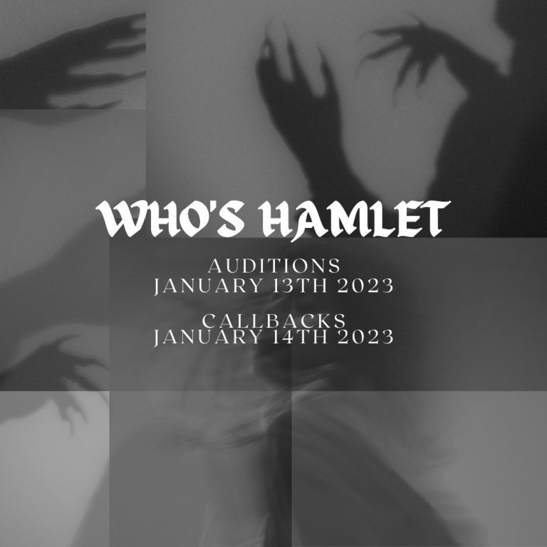 Auditions in Tulsa Oklahoma for “Who’s Hamlet”