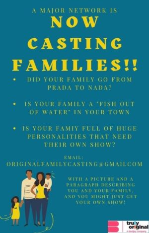 Casting Unique Families Nationwide