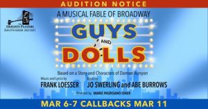 Read more about the article Theater Auditions in Brooklyn, NY for “Guys & Dolls”