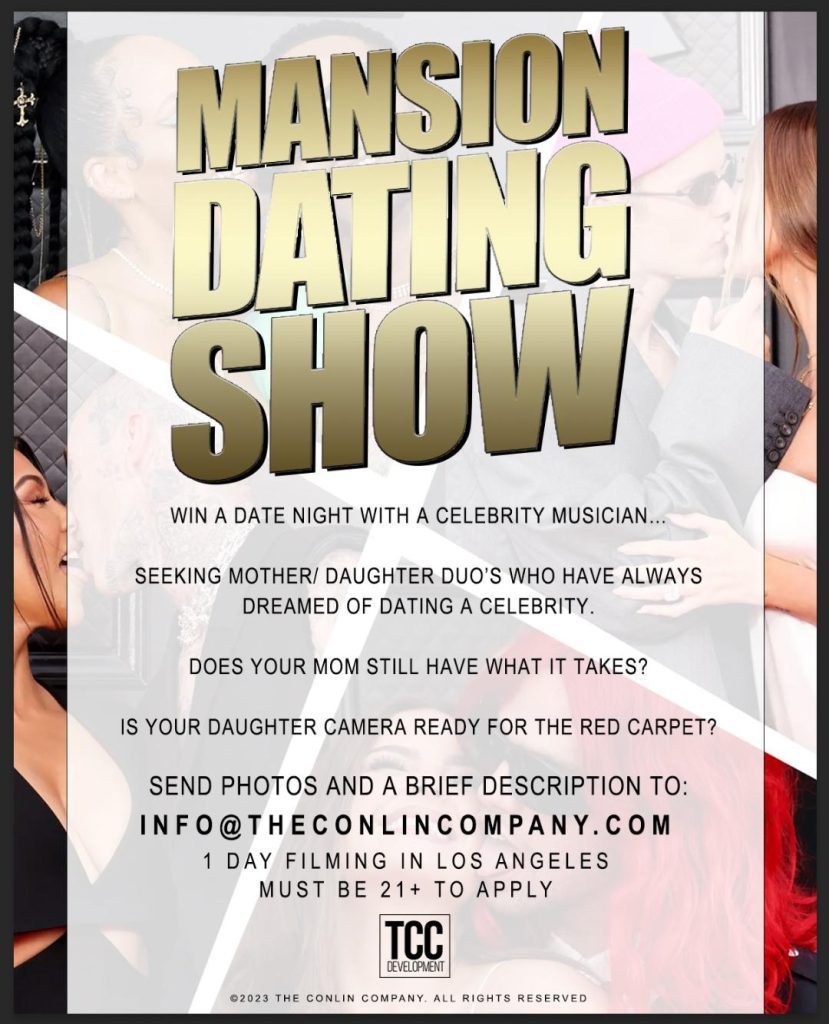 Notice to cast a dating reality show, nationwide.