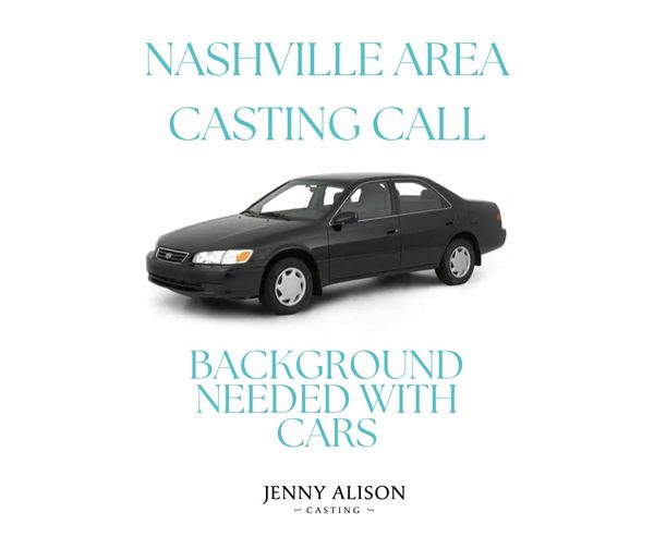 car casting call in Nashville info graphic
