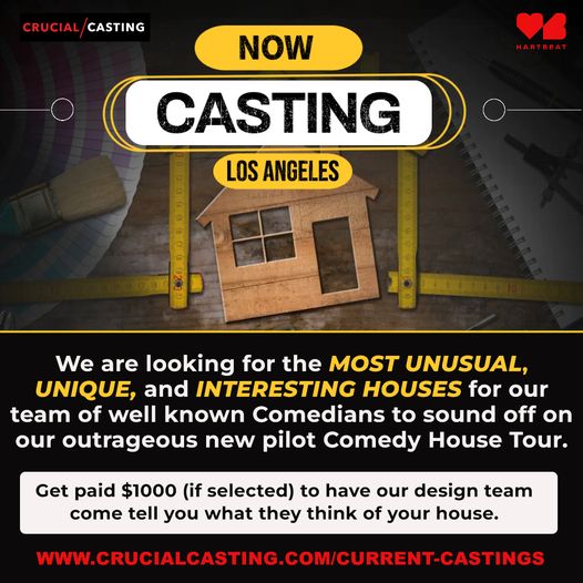 Los Angeles Kevin Hart Home tour comedy show audition info.