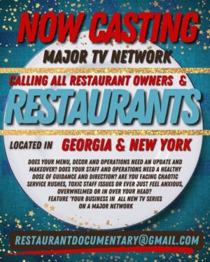 Casting Restaurant Owners in Georgia and New York