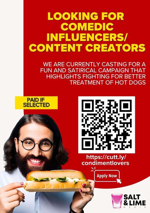 Read more about the article Casting Call for Comics for Paid Hot Dog Project