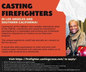 Casting call in Los Angeles, CA and Southern California for Firefighters