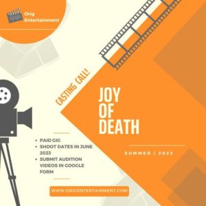 Movie Audition in Honolulu, Hawaii for “Joy of Death”