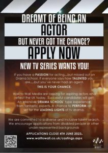 Read more about the article UK Casting Call for Strugling Actors for New Reality Show