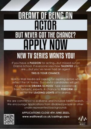UK Casting Call for Strugling Actors for New Reality Show