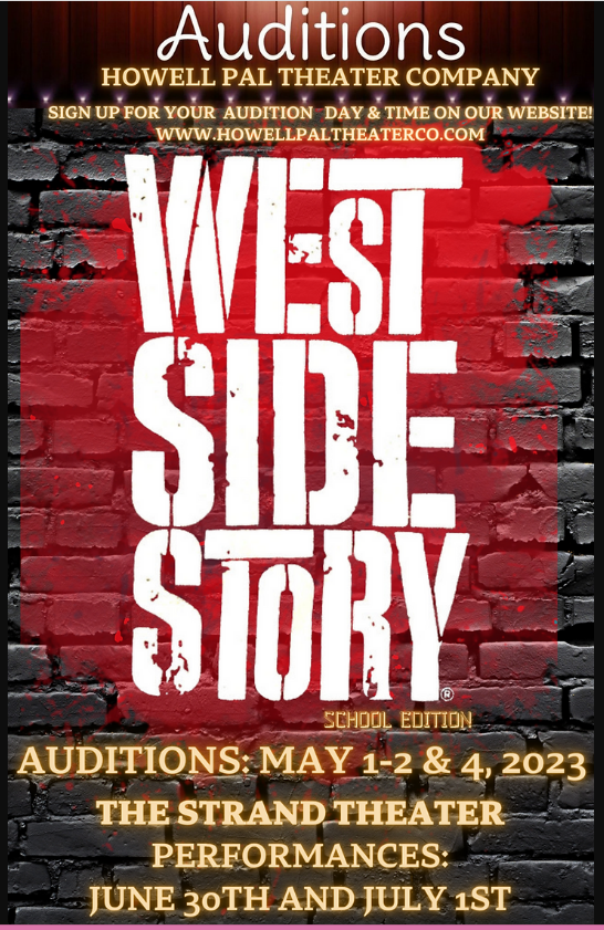 Read more about the article Theater Auditions for “West Side Story” Ages 12 to 21 in Howell, NJ