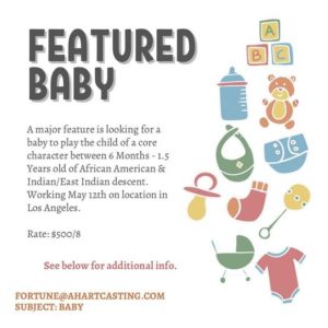 Baby Casting Call in Los Angeles